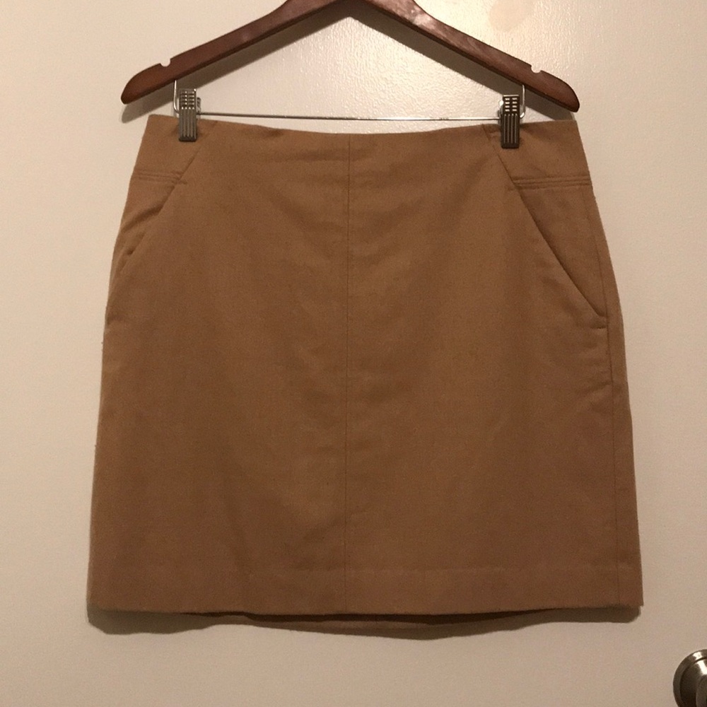 Loft tan skirt